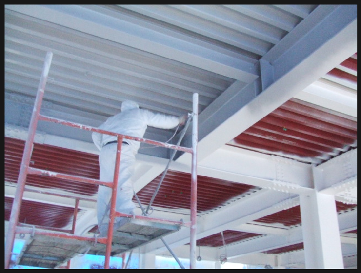 내화페인트 시공 사진