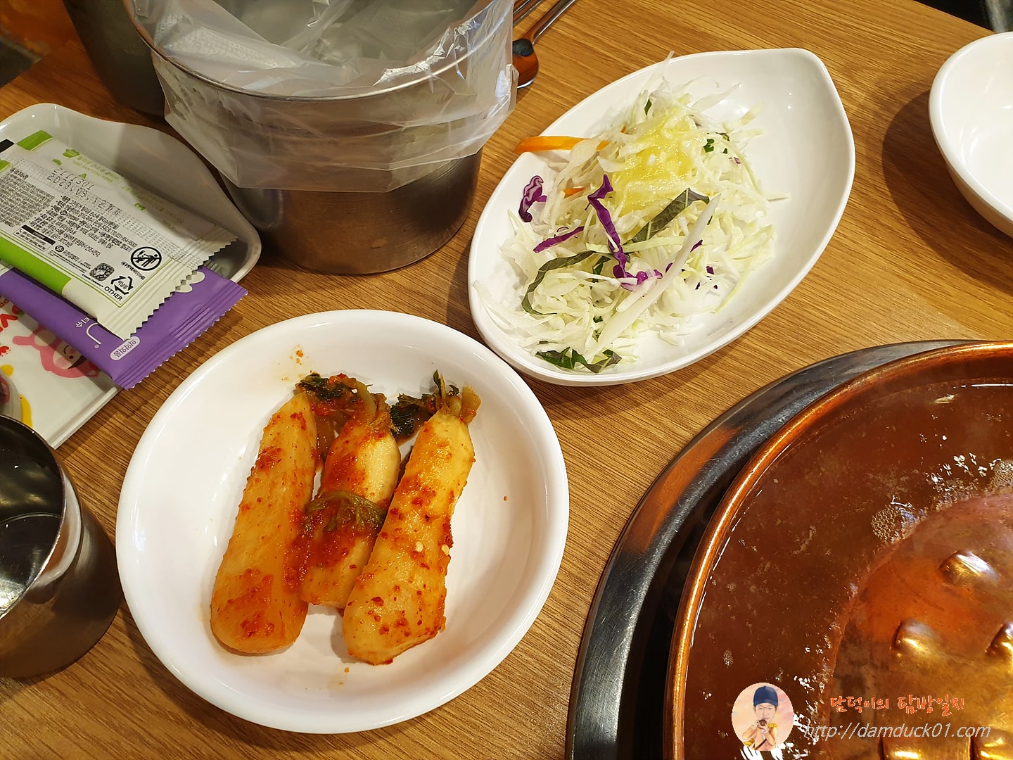 열무김치-양배추샐러드-담덕이의탐방일지