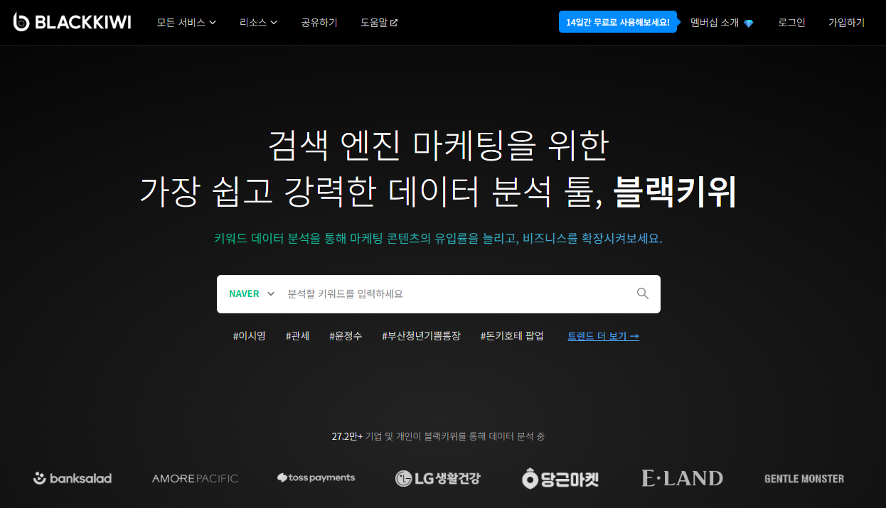 블랙 키위 키워드