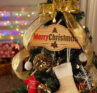 Merry Christmas 팻말 사진