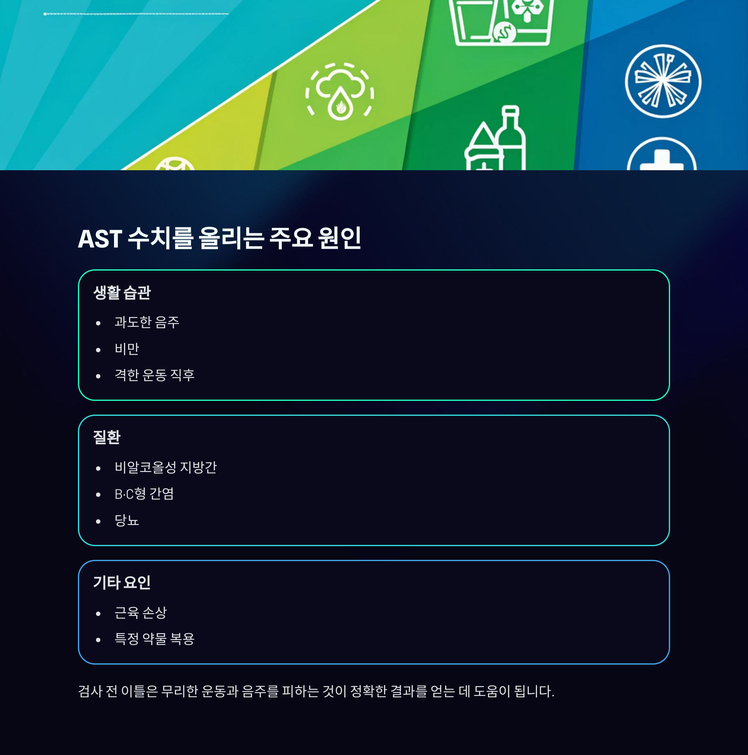 원인별 AST 상승
