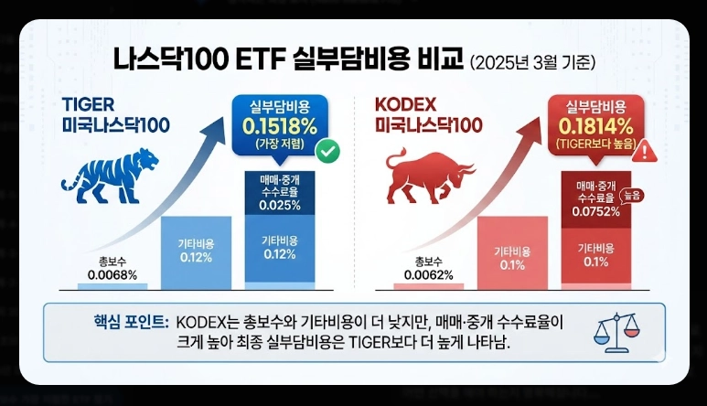 저비용 ETF 순위 [2026년] 총보수 vs 실부담비용 차이 및 추천 포트폴리오