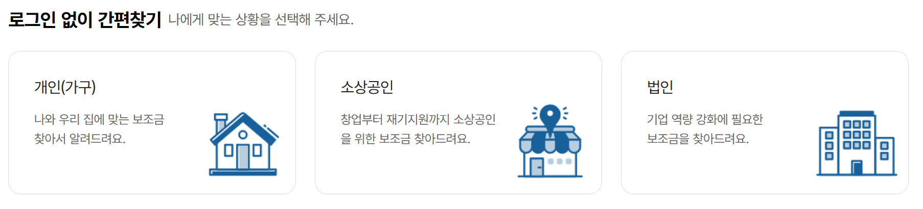 2025년 정부 지원금, 보조금 조회 및 신청 방법 총정리