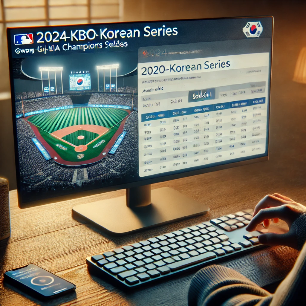2024 KBO 한국시리즈 티켓 예매 및 가격 정보
