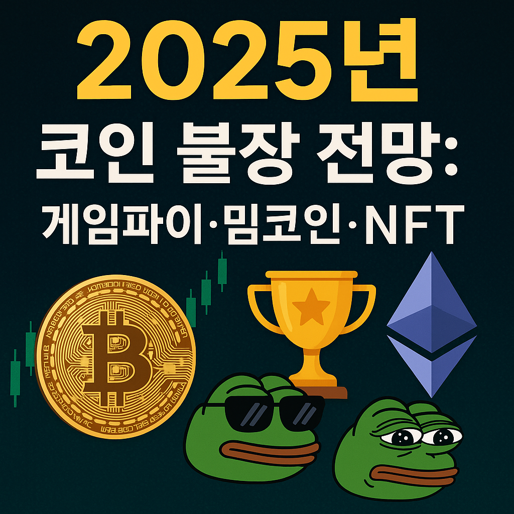 2025년 코인 불장 전망: 게임파이·밈코인·NFT