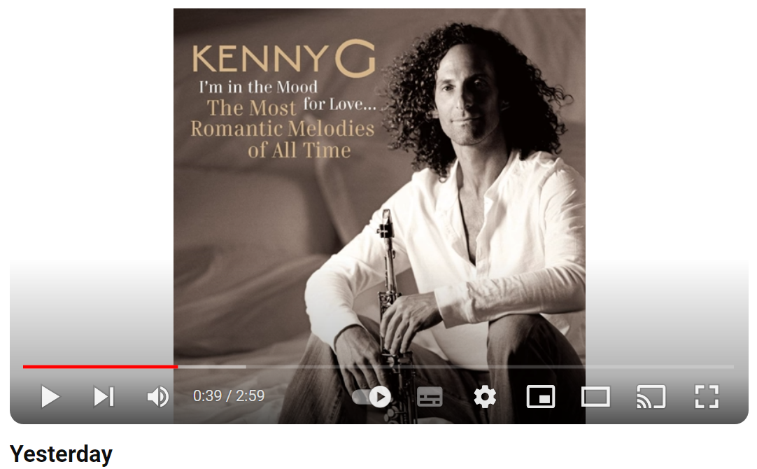 케니-지-Yesterday