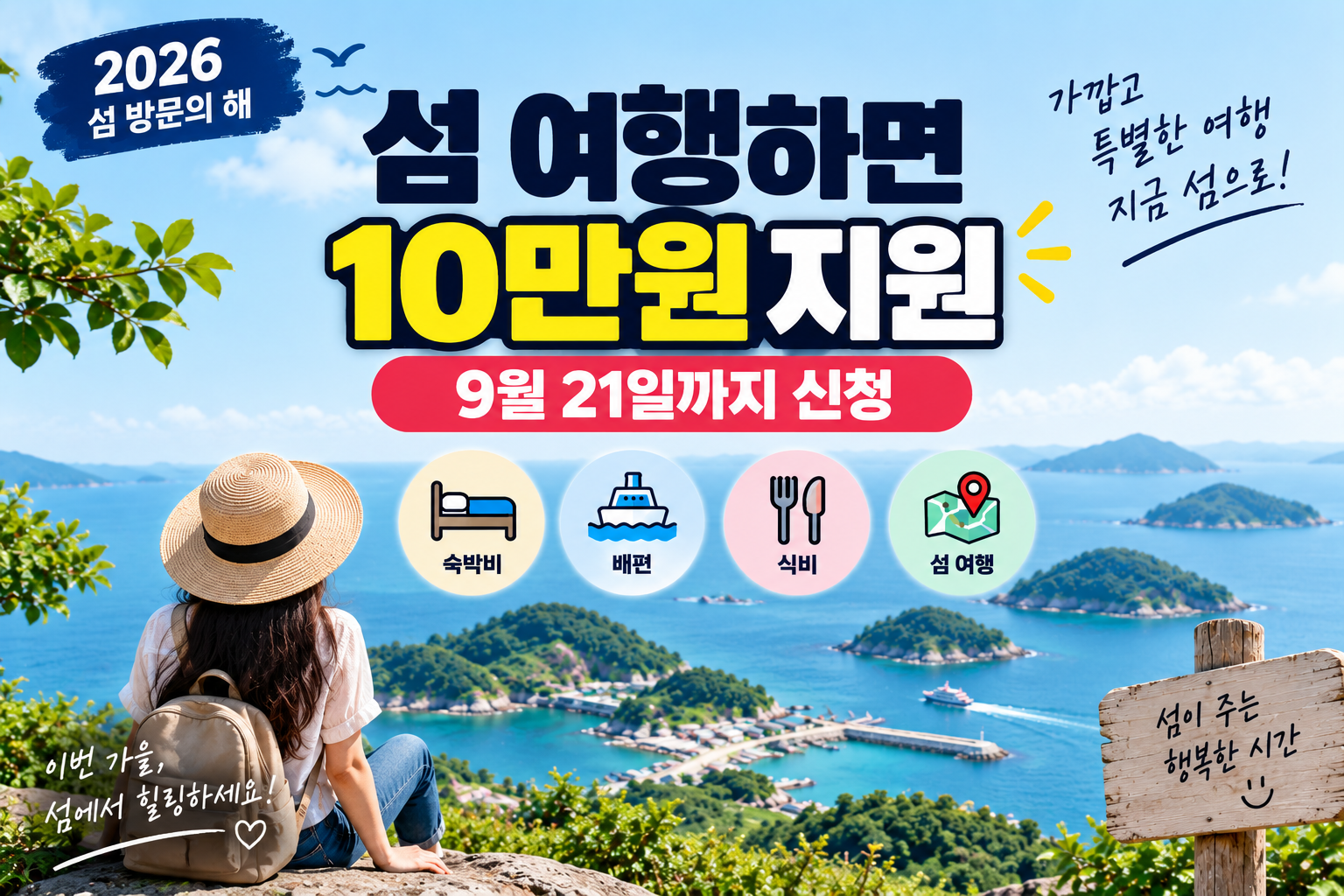 2026 섬 여행 지원금 신청방법
