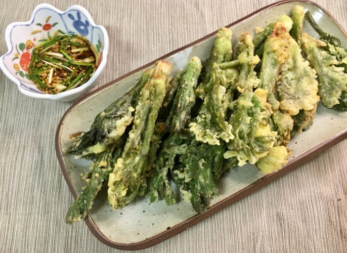 두릅튀김
