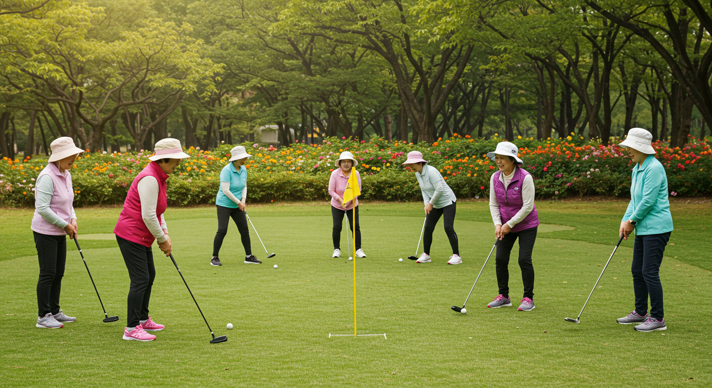 시니어들에게 인기가 많은 파크골프