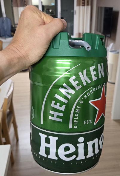 하이네켄 생맥주 5리터 캔