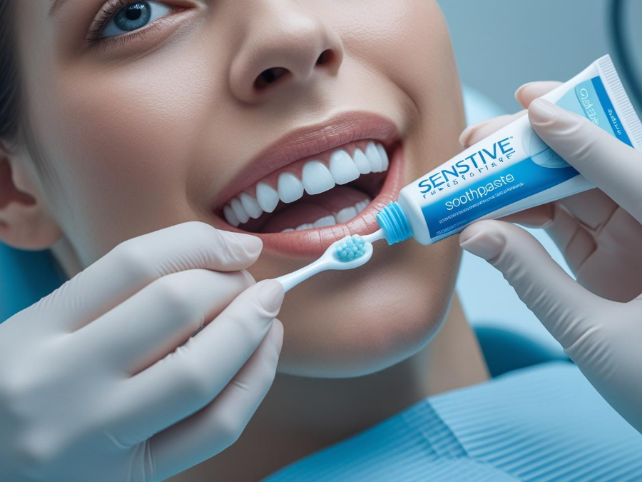 민감성 치약, 불소 도포 치료 이미지