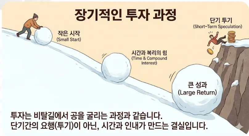 제미나이 AI를 통해 만들어본 장기투자가 필요한 이유