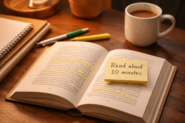 하루 10분 원서 낭독, 성인 초보와 초등 초보의 힘든 이유가 다른 이유