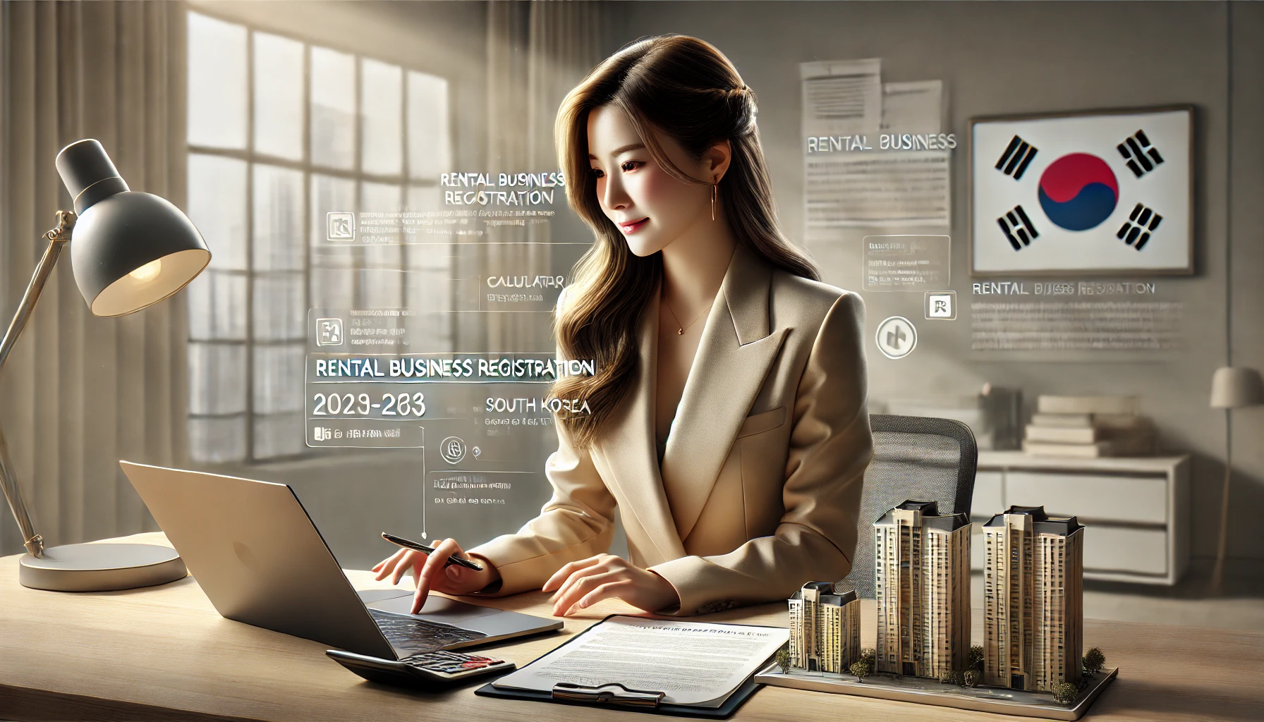 임대사업자 등록 방법 확인하는 이미지