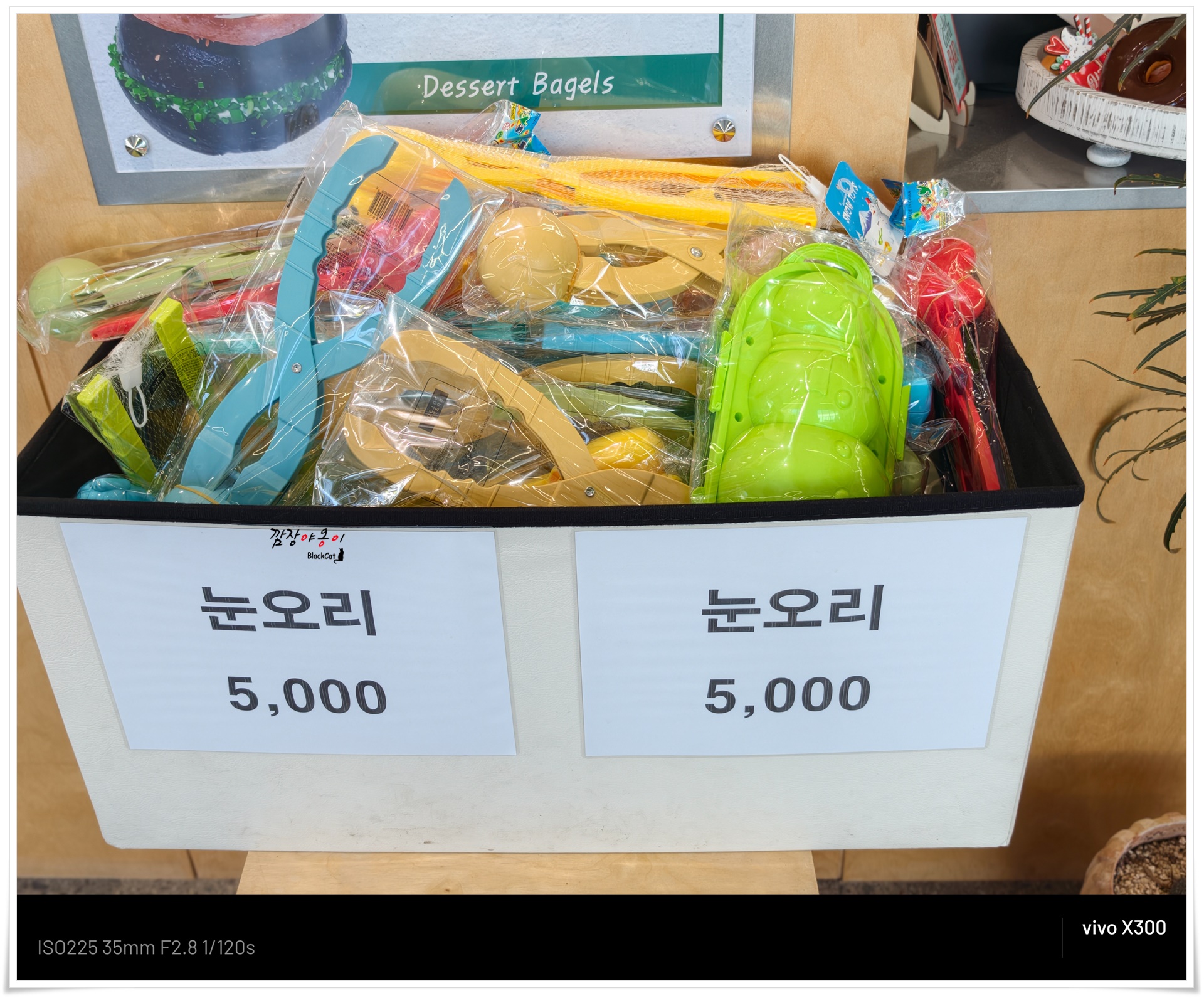 배내허브랜드 실내 눈오리 도구 판매 공간