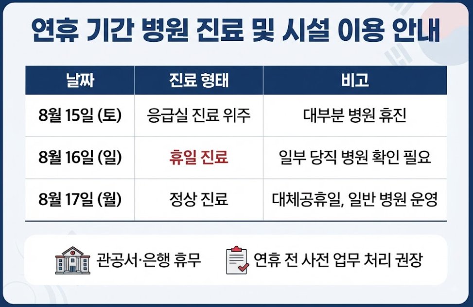대체공휴일 정보