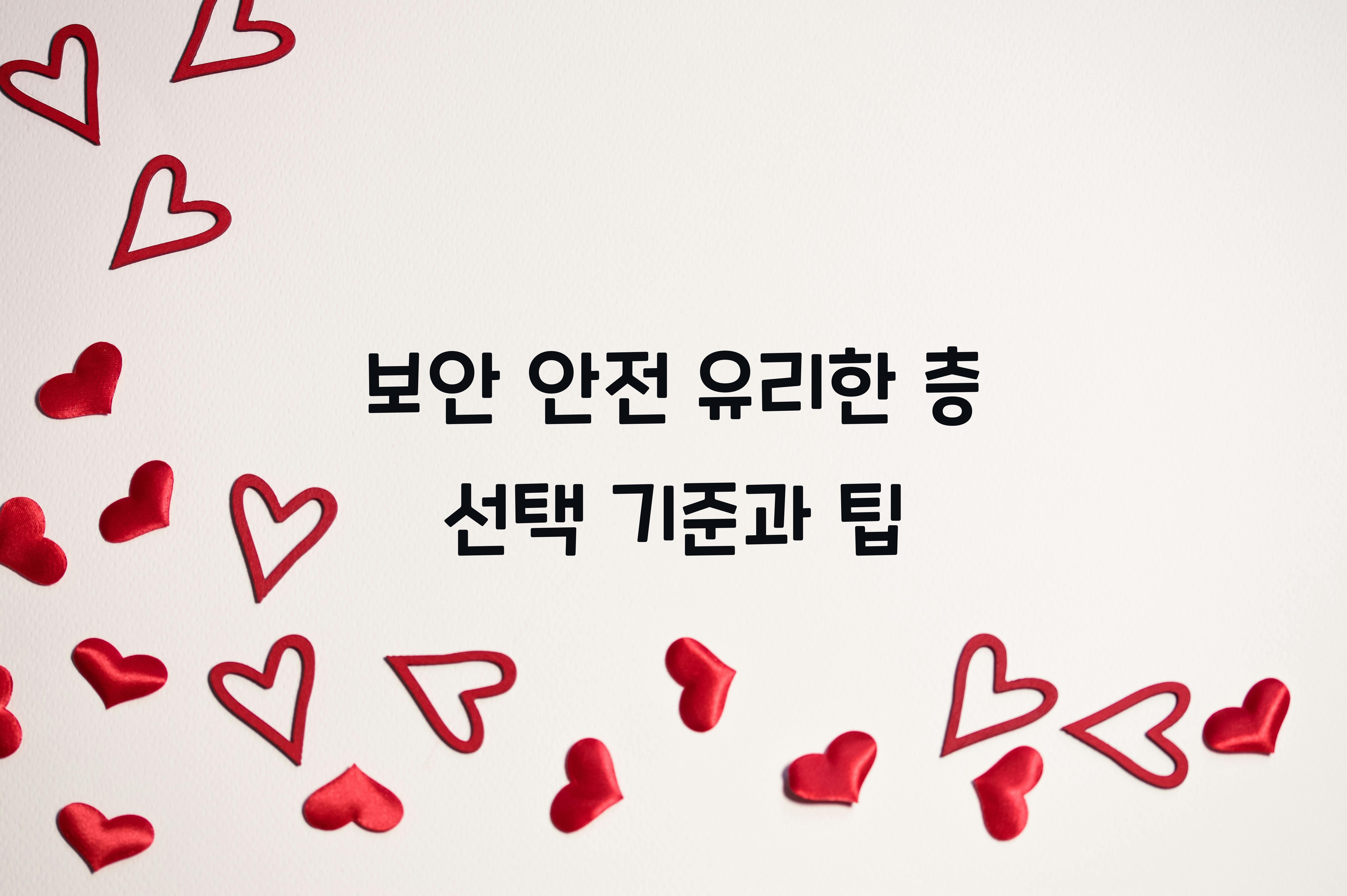 보안 안전 유리한 층