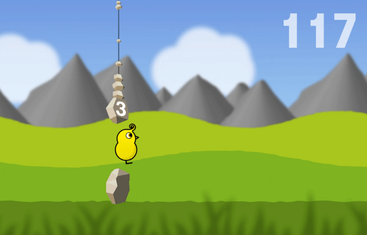 장애물을-피해-점프하며-훈련하는-화면