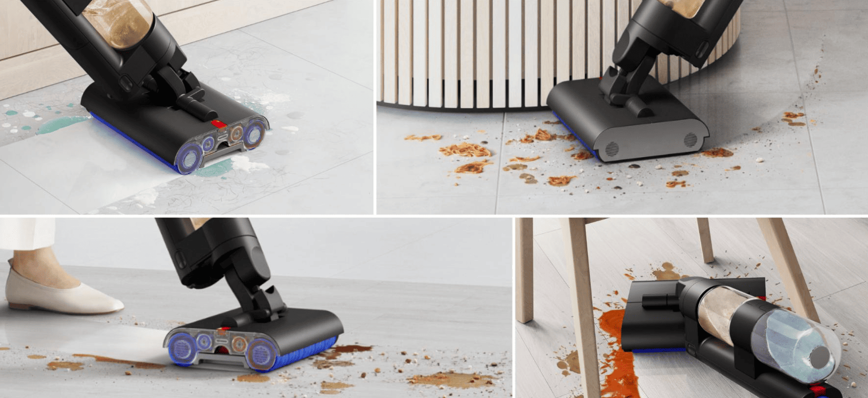 다이슨 물걸레 청소기 성능 모습