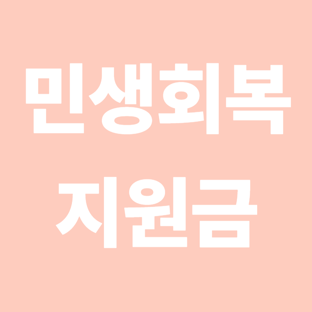 민생회복지원금