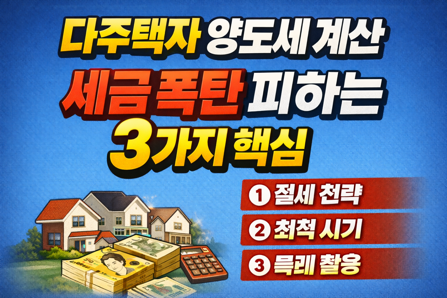다주택자 양도세 계산
