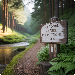 숲나들e 예약 방법(자연이미지)