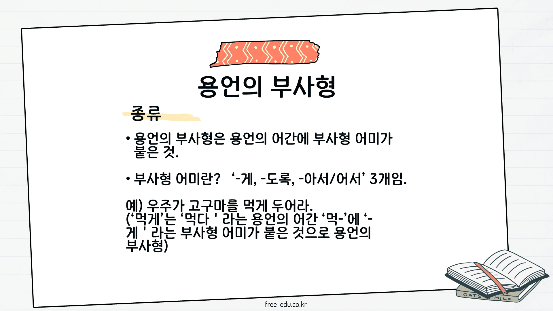 국어 문법 정리 문장 성분 종류
