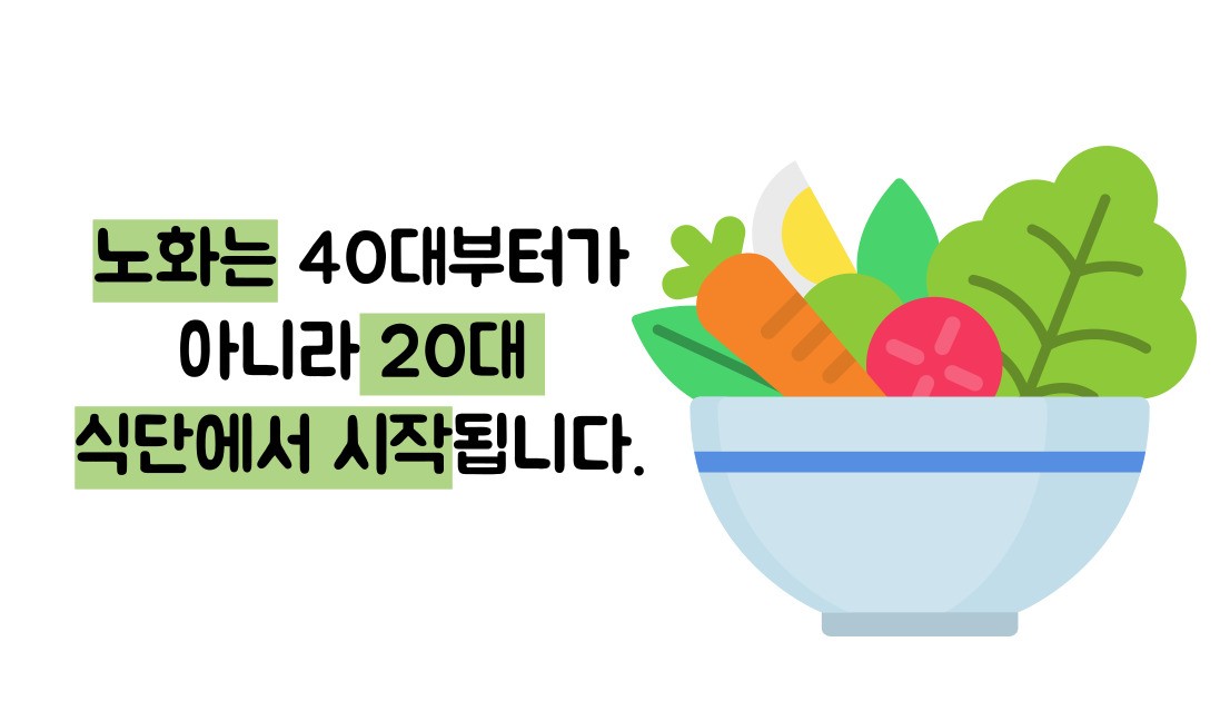 저속노화 식단