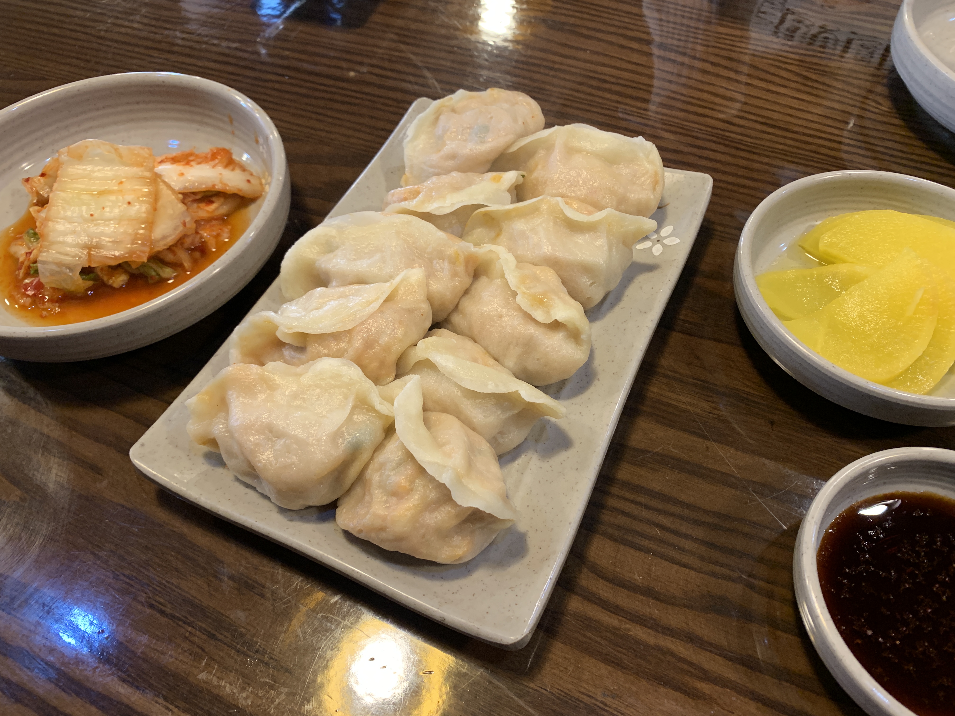 용인 중앙 시장 일미만두 김치만두