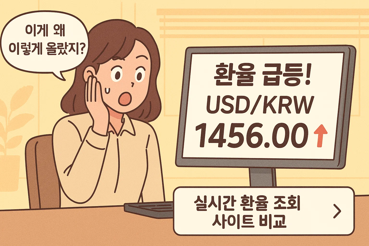 실시간 환율 확인 방법, 인베스팅닷컴 환율 페이지,미국 달러 환율 현황 2025년 11월 8일 오전 6시 59분 기준, 1달러 = 1,456.00원(+0.49%)