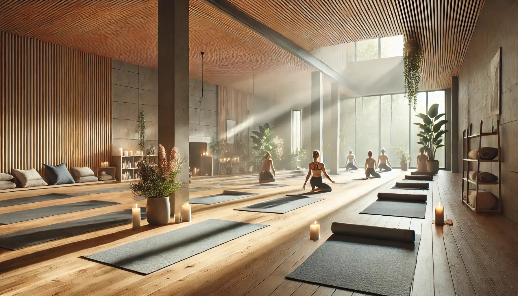 스튜디오에서 명상도 요가도 할수 있어요