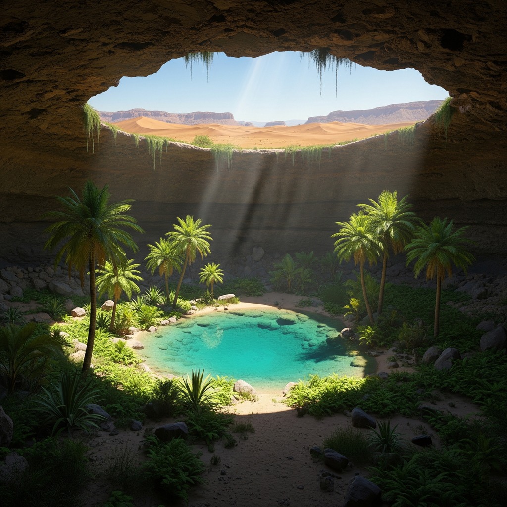 지하수 노출형 오아시스