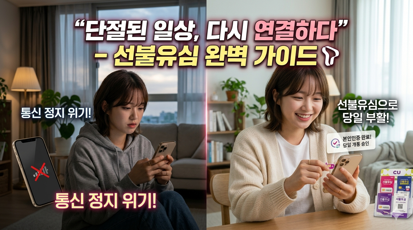 2026년 기준 핸드폰 선불유심 개통 절차 및 준비물 완벽 가이드
