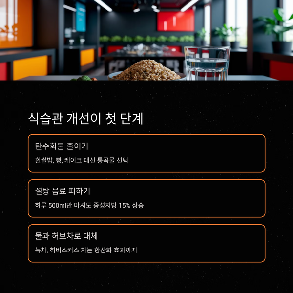 중성지방 높을 때 반드시 해야 할 5가지