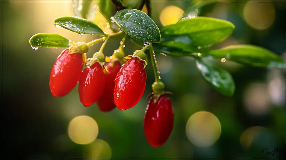 구기자의-효능-구기자-나무에-달린-신선한-구기자를-확대한-모습