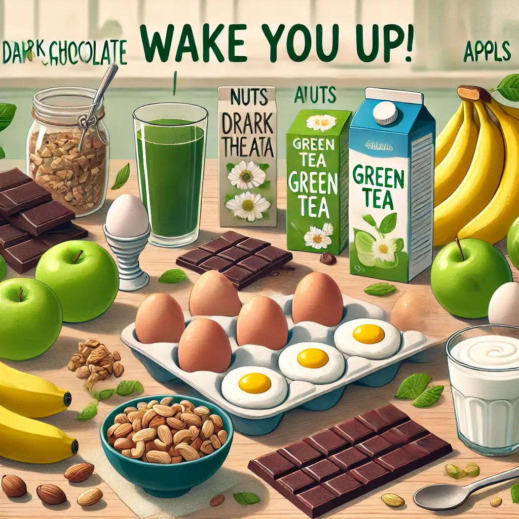 잠 깨는 데 좋은 음식