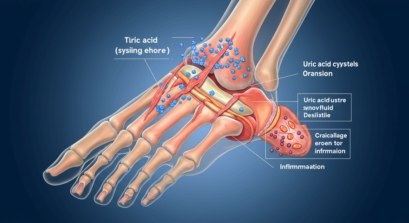 통풍 증상, 통풍에 해로운 음식, 통풍약 부작용 (+요산 정상수치)