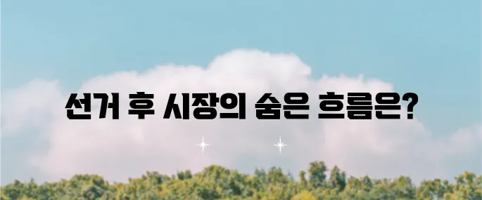미국 대통령 선거 이후 주식 시장의 역사적 패턴과 투자 전략에 대한 통찰력 있는 분석이 필요합니다.