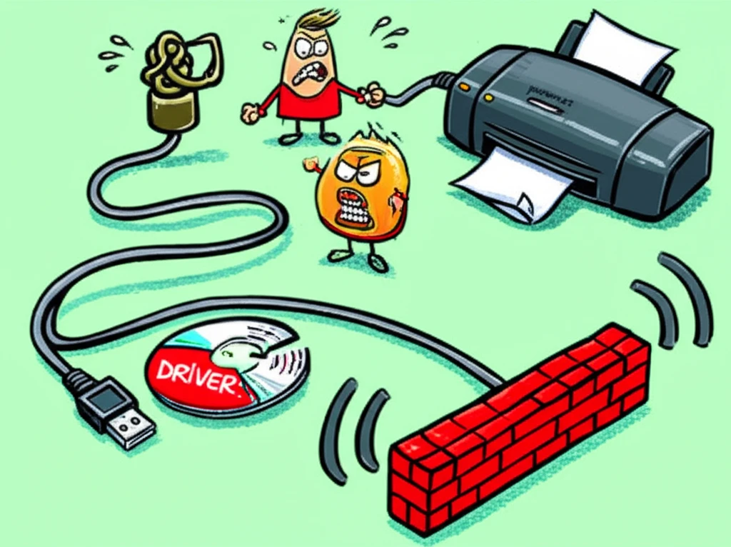프린터 연결 문제 원인과 해결: 드라