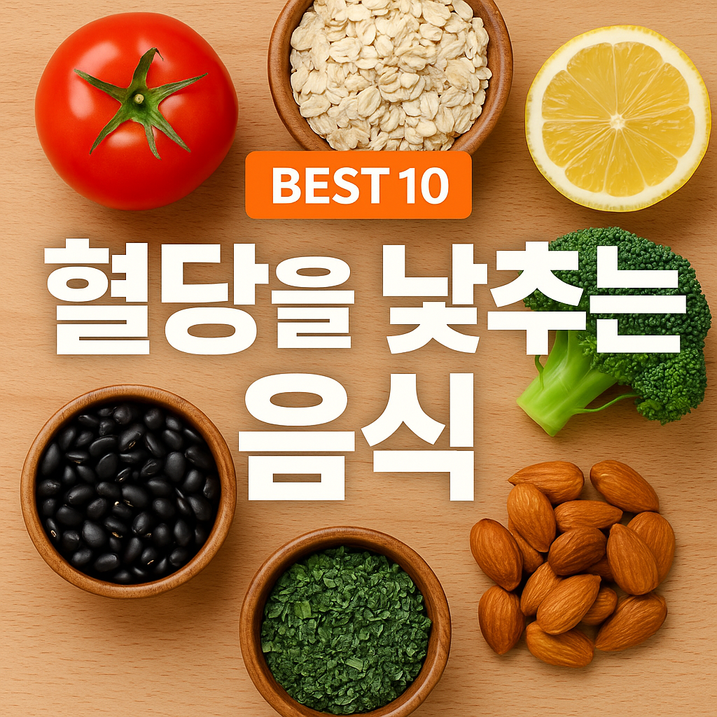 혈당을 낮추는 음식 BEST 10