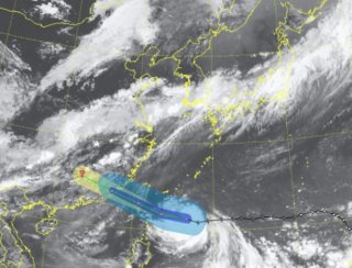 14호 태풍 농파 예상 경로