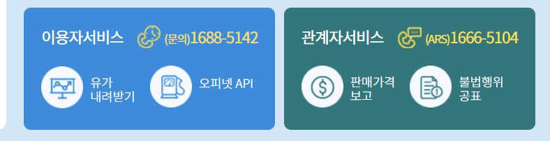 싼 주유소찾기 어플, 오피넷