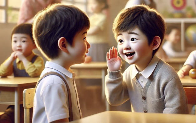 사회성 발달을 돕는 역할 - 또래 친구의 말