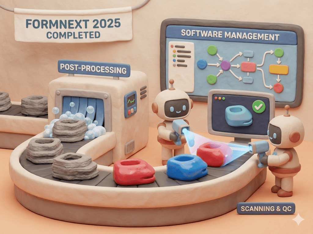 [독일 11월] 그리고 폼넥스트 2025 완결 : 3D 프린팅은 후공정으로 완전해진다.