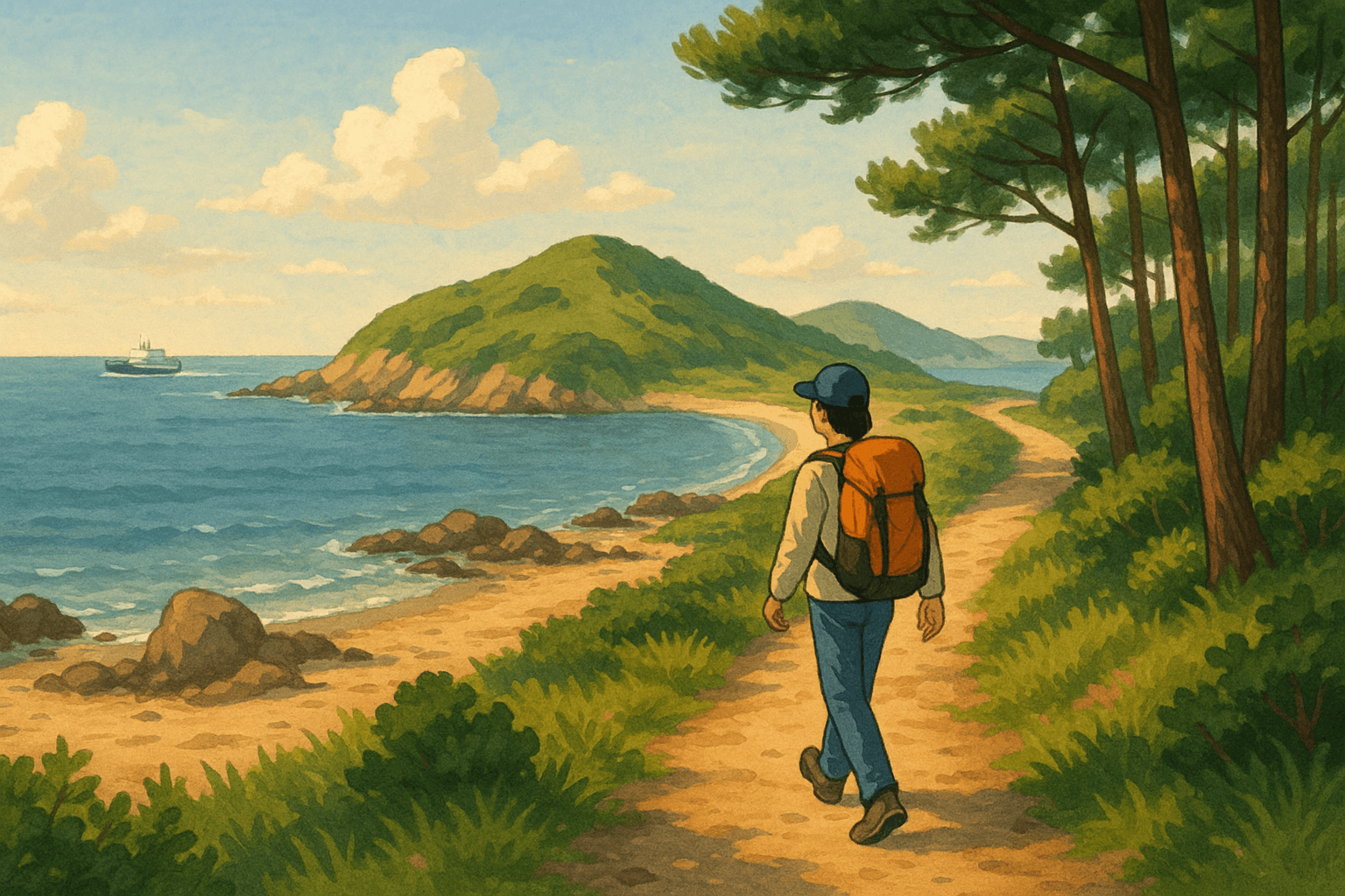 인천 무의도 실미도 트래킹: 배 타고 떠나는 섬 산책