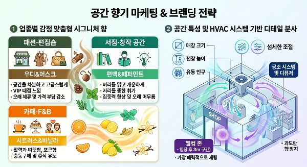 소비자 체류 시간과 구매로 이어지는 공간 향기 공식