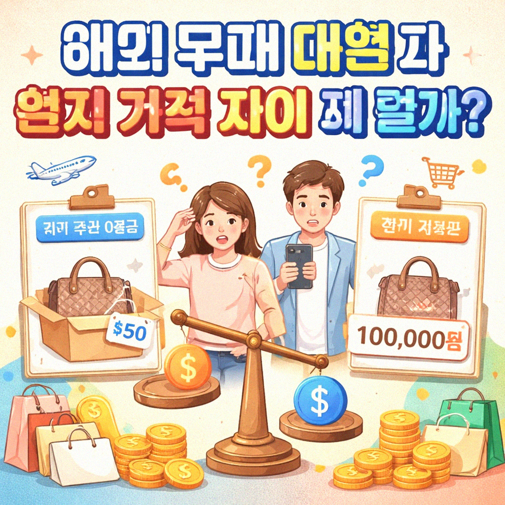 직구와 국내 구매 가격 왜 다를까