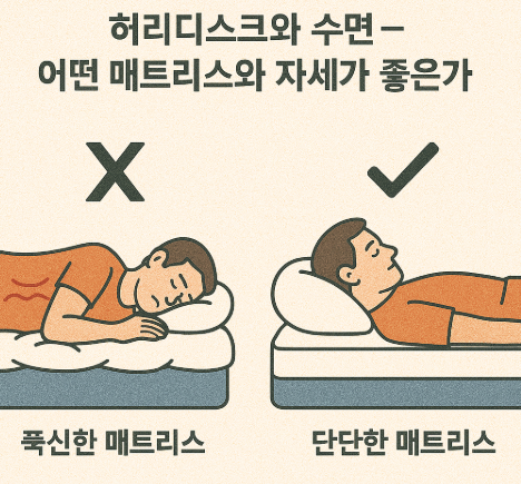 허리디스크 환자를 위한 매트리스 선택법