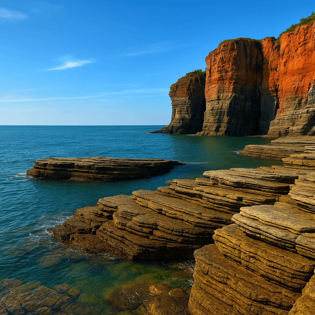 부안 채석강과 적벽강에서 만나는 서해안의 비경