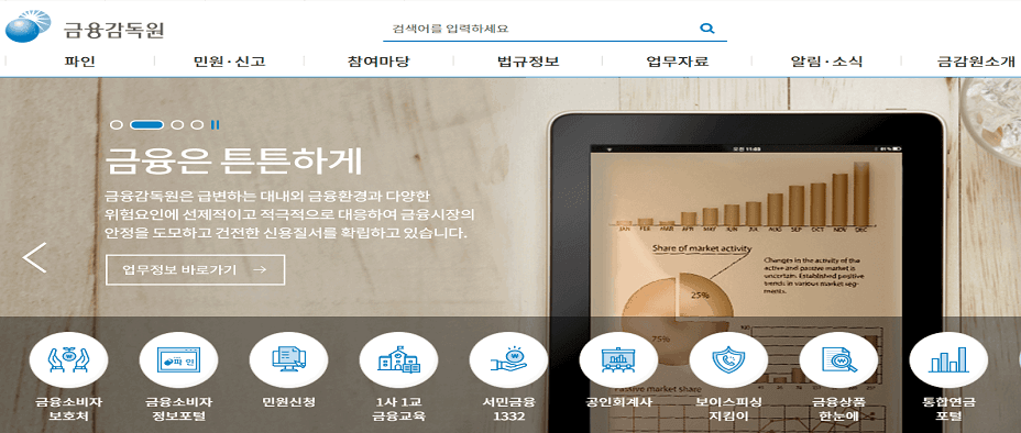 금융감독원 하는일 역할